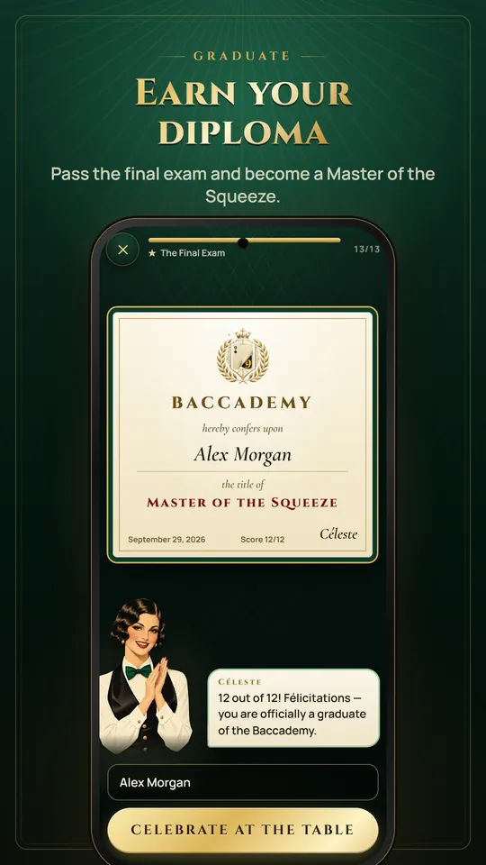 Earn your diploma as a Master of the Squeeze